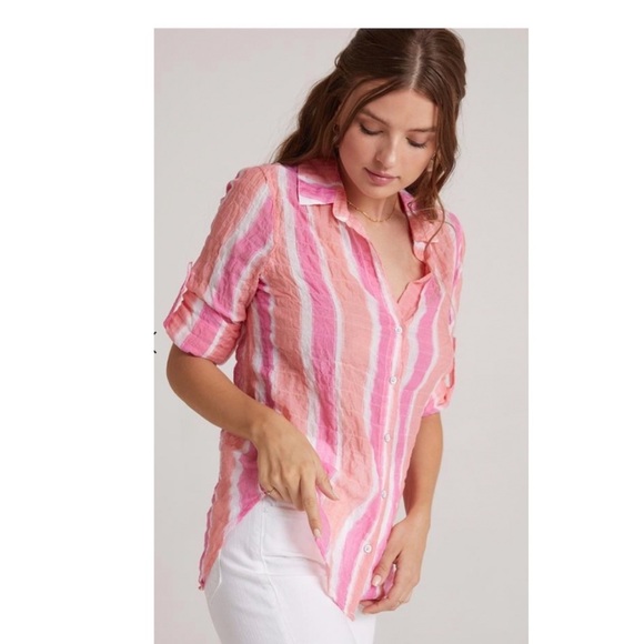 Anthropologie Cloth & Stone Clean Button Down. - Picture 1 of 4